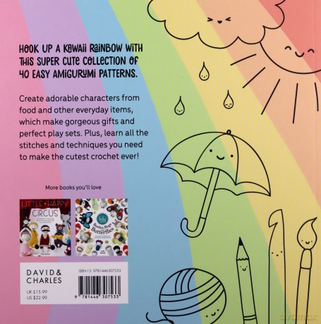 Kawaii Crochet: 40 super cute crochet patterns for adorable amigurumi - Melissa Bradley [KSIĄŻKA]