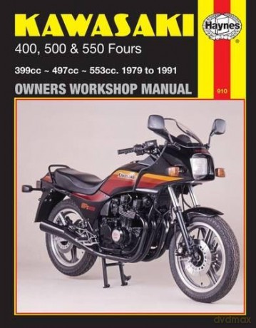 Kawasaki 400, 500 and 550 Fours 1979-91 Owner's Workshop Manual (Motorcycle Manuals) - Anon [KSIĄŻKA]