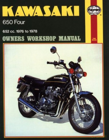 Kawasaki 650 Four 1976 - 1978 (Owners Workshop Manual) - Anon [KSIĄŻKA]