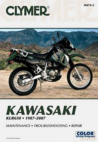 Kawasaki KLR 650 1987-2007: 3 (Clymer Color Wiring Diagrams) - James Grooms [KSIĄŻKA]