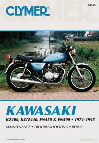Kawasaki KZ400, KZ/Z440, EN450 and EN500 1974-1995: Clymer Workshop Manual - Randy Stephens [KSIĄŻKA]