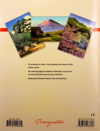 Kawase Hasui Colouring Book - Kawase Hasui [KSIĄŻKA]