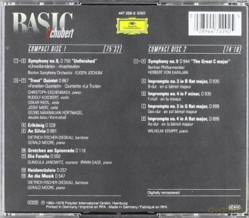 Basic Kempff +: Schubert:Impromptu,Symphony N.9 + [2CD]