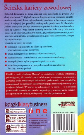 Ścieżka kariery zawodowej. Osobisty mentor - Harvard Business Press [KSIĄŻKA]