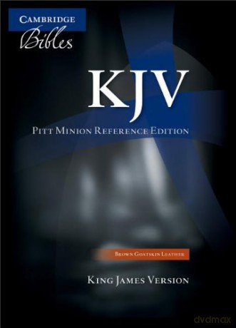 KJV Pitt Minion Reference Bible, Brown Goatskin Leather, KJ446:X - Bible [KSIĄŻKA]