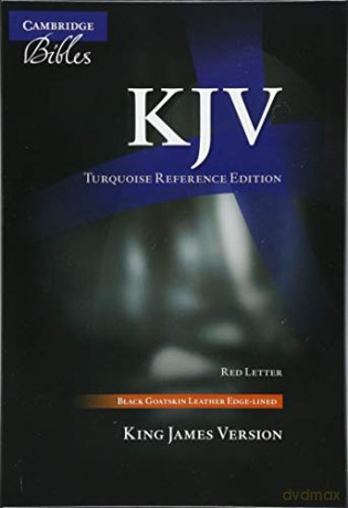 KJV Turquoise Reference Bible, Black Goatskin Leather, Red-letter Text, KJ676:XRL: King James Version Reference Bible, Turquoise, Black Goatskin Leather, Red-letter Text, Kj676:xrl - Cambridge University Press [KSIĄŻKA]