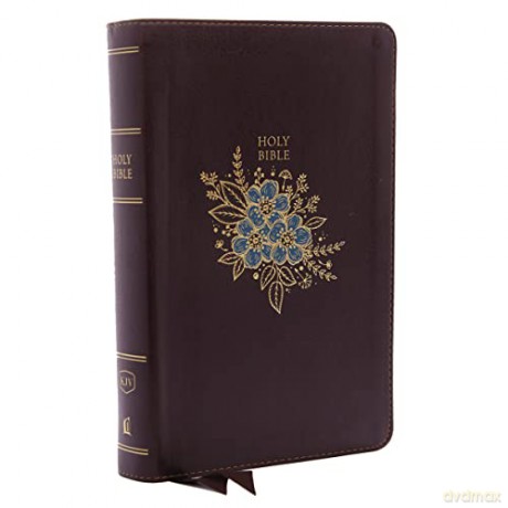 KJV, Deluxe Reference Bible, Personal Size Giant Print, Imitation Leather, Burgundy, Red Letter Edition: Holy Bible, King James Version - Thomas Nelson [KSIĄŻKA]