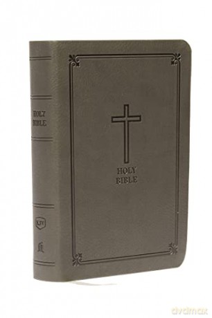 KJV, Reference Bible, Compact, Large Print, Imitation Leather, Black, Red Letter Edition: Holy Bible, King James Version - Thomas Nelson [KSIĄŻKA]