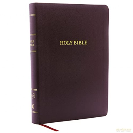 KJV, Reference Bible, Giant Print, Bonded Leather, Burgundy, Red Letter Edition: Holy Bible, King James Version - Thomas Nelson [KSIĄŻKA]