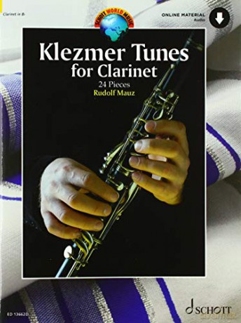Klezmer Tunes for Clarinet: 24 Pieces - Rudolf Mauz [KSIĄŻKA]