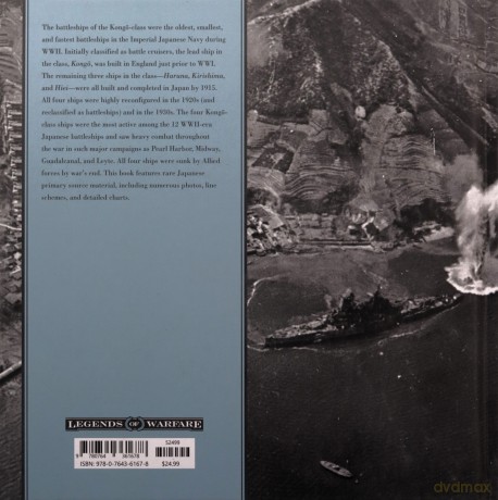 Kongo-Class Battleships: In the Imperial Japanese Navy in World War II: 16 (Legends of Warfare: Naval) - Lars Ahlberg [KSIĄŻKA]