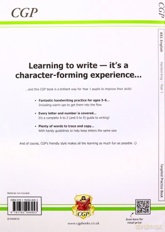 KS1 English Targeted Practice Book: Handwriting - Year 1: ideal for catch-up and learning at home (CGP KS1 English) - CGP Books [KSIĄŻKA]