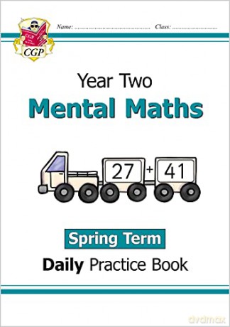 KS1 Mental Maths Daily Practice Book: Year 2 - Spring Term (CGP KS1 Maths) - CGP Books [KSIĄŻKA]
