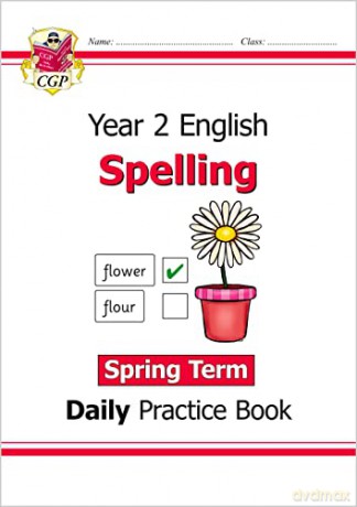 KS1 Spelling Daily Practice Book: Year 2 - Spring Term (CGP KS1 English) - CGP Books [KSIĄŻKA]