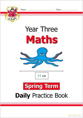 KS2 Maths Daily Practice Book: Year 3 - Spring Term: ideal for catch-up and learning at home (CGP KS2 Maths) - CGP Books [KSIĄŻKA]