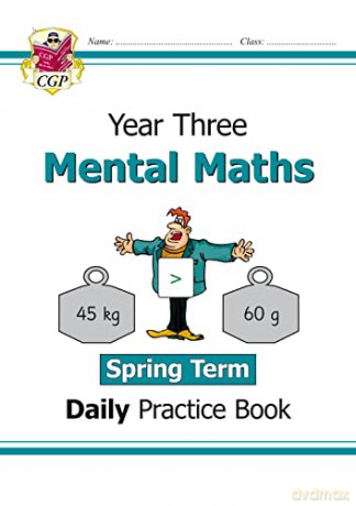 KS2 Mental Maths Daily Practice Book: Year 3 - Spring Term (CGP KS2 Maths) - CGP Books [KSIĄŻKA]