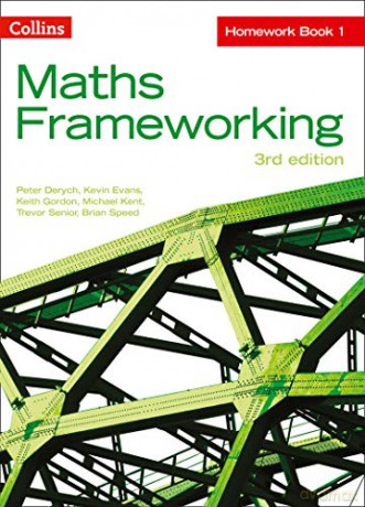 KS3 Maths Homework Book 1 (Maths Frameworking) - Peter Derych [KSIĄŻKA]