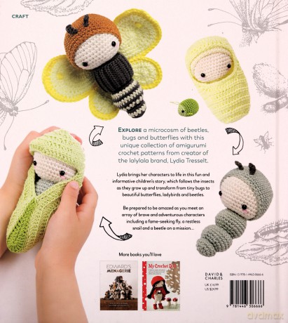 lalylala's Beetles, Bugs and Butterflies: A Crochet Story of Tiny Creatures and Big Dreams - Lydia Tresselt [KSIĄŻKA]