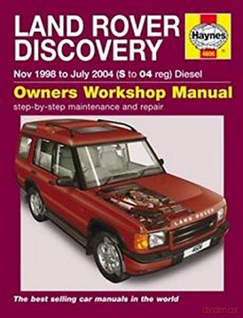 Land Rover Discovery Diesel (Nov 98 - Jul 04) Haynes Repair Manual - Anon [KSIĄŻKA]