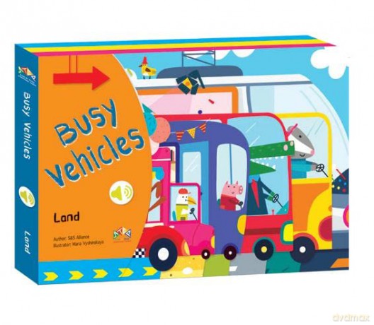 Land: 1 (BUSY VEHICLES BOOKS) [KSIĄŻKA]