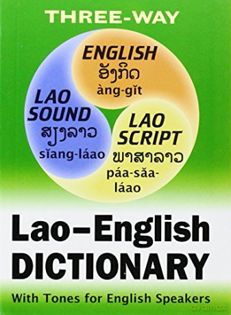 Lao-English and English-Lao Dictionary: Roman and Script - Complete with Lao Alphabet Guide - K. Mingbuapha [KSIĄŻKA]