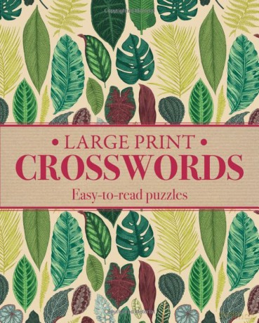 Large Print Crosswords: Easy to Read Puzzles - Eric Saunders [KSIĄŻKA]