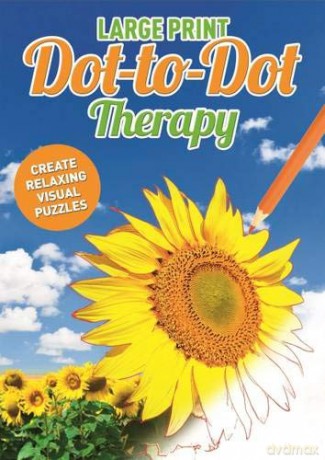 Large Print Dot-to-Dot Therapy - Jim Peacock [KSIĄŻKA]