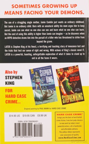 Later (Hard case crime, 147) English Edition - Stephen King [KSIĄŻKA]