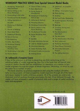 Lathework: A Complete Course: No. 34 (Workshop Practice) - Harold Hall [KSIĄŻKA]