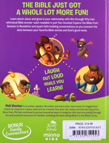Laugh and Grow Bible for Kids: The Gospel in 52 Five-Minute Bible Stories - New International Version [KSIĄŻKA]