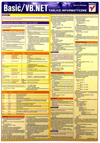 Tablice informatyczne. Basic/VB.NET [KSIĄŻKA]
