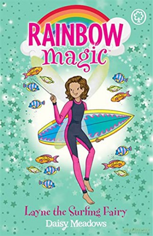 Layne the Surfing Fairy: The Gold Medal Games Fairies Book 1 (Rainbow Magic) - Daisy Meadows [KSIĄŻKA]