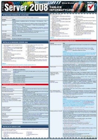 Tablice informatyczne. MS Windows Server 2008 [KSIĄŻKA]