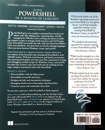 Learn PowerShell in a Month of Lunches: Covers Windows, Linux, and macOS - Travis Plunk [KSIĄŻKA]
