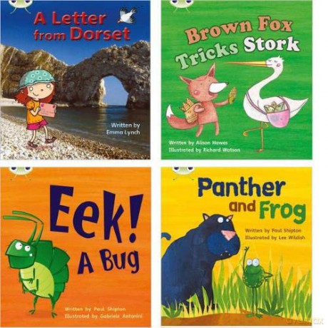 Learn to Read at Home with Bug Club Phonics: Pack 5 (Pack of 4 reading books with 3 fiction and 1 non-fiction) (Phonics Bug) - Emma Lynch [KSIĄŻKA]
