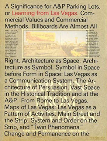 Learning from Las Vegas (The MIT Press): Facsimile Edition - Robert Venturi [KSIĄŻKA]