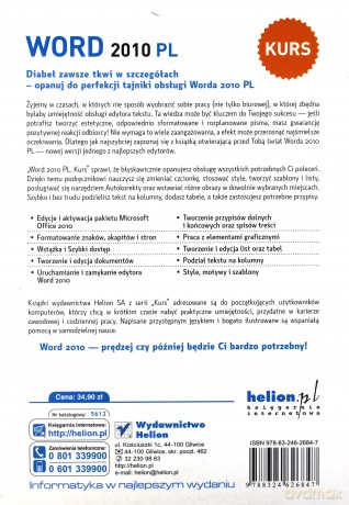 Word 2010 PL. Kurs [KSIĄŻKA]