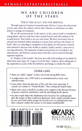 Legacy from the Stars (Psychic Powers Psychic Phenome) - Dolores Cannon [KSIĄŻKA]