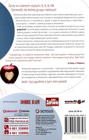Zdrowie masz we krwi! Jak żyć w zgodzie z grupą krwi [KSIĄŻKA]