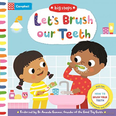 Let's Brush our Teeth: How To Brush Your Teeth (Campbell Big Steps, 11) - Campbell Books [KSIĄŻKA]