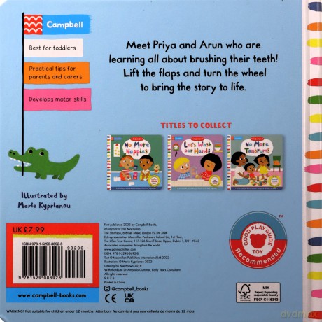 Let's Brush our Teeth: How To Brush Your Teeth (Campbell Big Steps, 11) - Campbell Books [KSIĄŻKA]