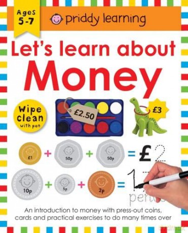 Lets Learn About Money (UK EDITION) (Wipe Clean Workbooks) - Roger Priddy [KSIĄŻKA]