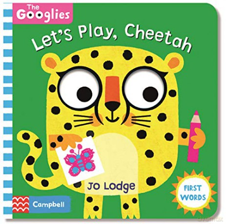Let's Play, Cheetah: First Playtime Words (The Googlies, 2) - Campbell Books [KSIĄŻKA]