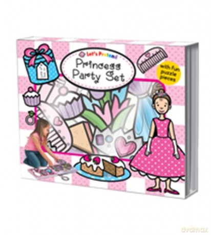 Let's Pretend Princess Party Set (UK EDITION): Let'S Pretend Sets - Roger Priddy [KSIĄŻKA]