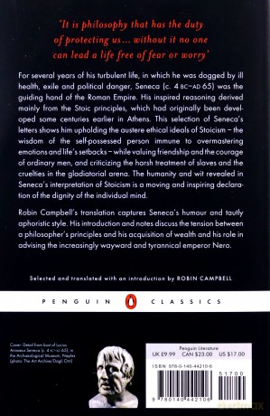 Letters from a Stoic: Epistulae Morales Ad Lucilium (Penguin Classics) - Seneca [KSIĄŻKA]