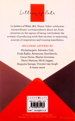 Letters of Note: Art - Shaun Usher [KSIĄŻKA]