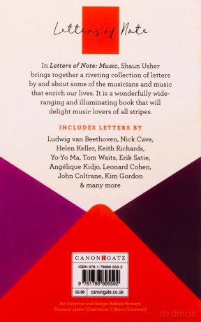 Letters of Note: Music: Shaun Usher - Shaun Usher [KSIĄŻKA]