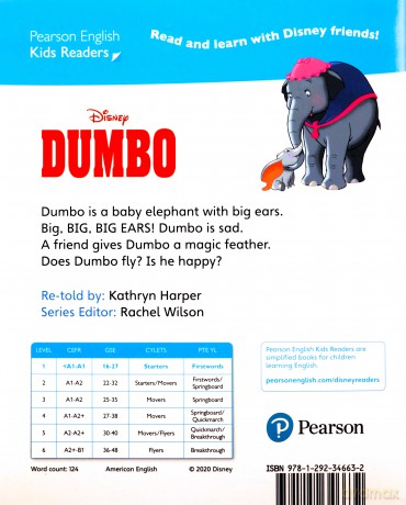 Level 1: Disney Kids Readers Dumbo Pack (Pearson English Kids Readers) - Kathryn Harper [KSIĄŻKA]