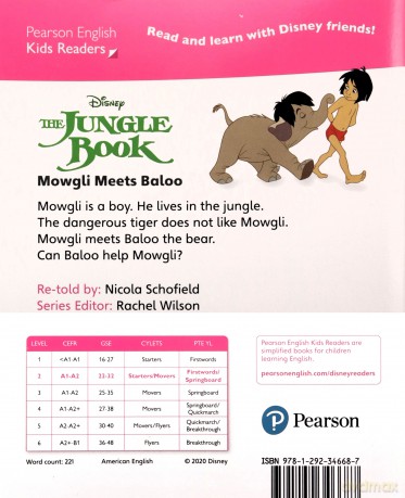 Level 2: Disney Kids Readers Mowgli Meets Baloo Pack (Pearson English Kids Readers) - Nicola Schofield [KSIĄŻKA]