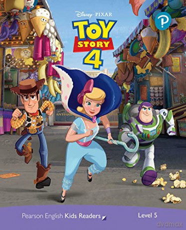 Level 5: Disney Kids Readers Toy Story 4 Pack (Pearson English Kids Readers) - Mo Sanders [KSIĄŻKA]